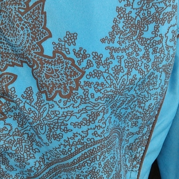 Three hearts size L blue and black Jacket - Picture 3 of 10